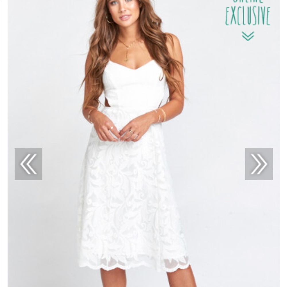 Show me your MuMu White dress